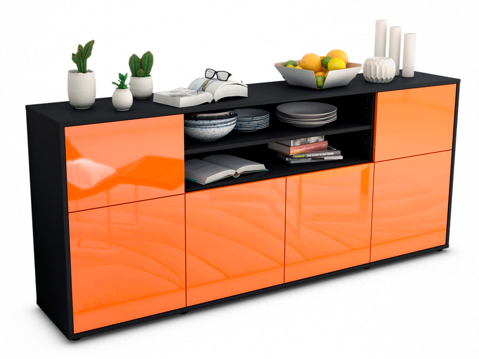 Sideboard Ermelina, Orange (180x79x35cm)