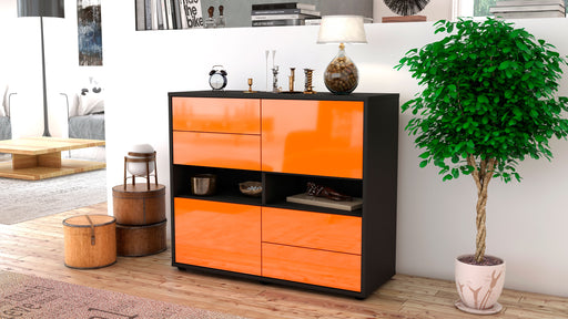 Sideboard Claudia, Orange (92x79x35cm)