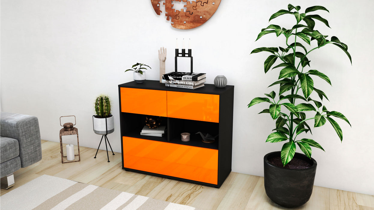 Sideboard Cosima, Orange (92x79x35cm)