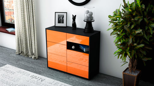 Sideboard Dariella, Orange (92x79x35cm)
