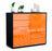 Sideboard Ciara, Orange (92x79x35cm)