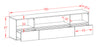 Lowboard Plano, Weiß, hängend (180x49x35cm)