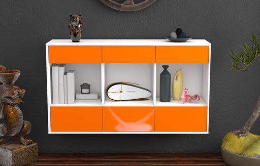 Sideboard Torrance, Orange, hängend (136x79x35cm)