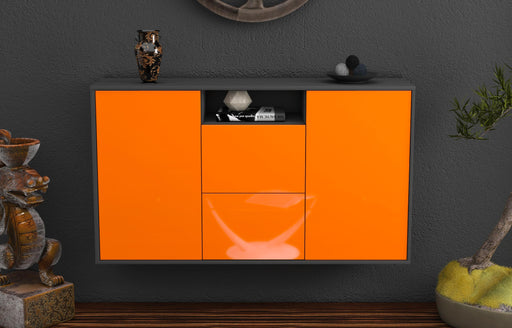Sideboard Dayton, Orange, hängend (136x79x35cm)