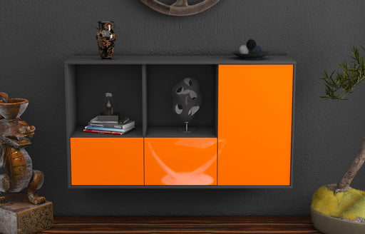 Sideboard Springfield, Orange, hängend (136x79x35cm)