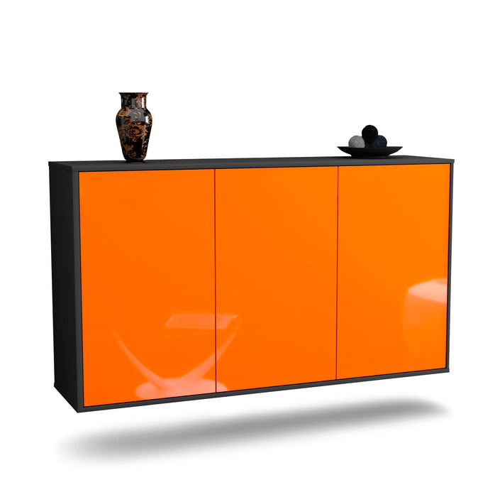 Sideboard Chattanooga, Orange, hängend (136x79x35cm)