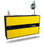 Sideboard Rockford, Gelb, hängend (136x79x35cm)