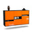 Sideboard Hayward, Orange, hängend (136x79x35cm)