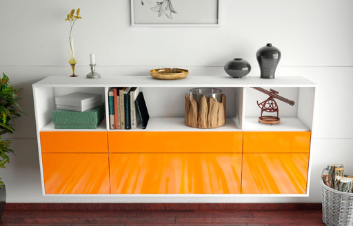 Sideboard Cary, Orange, hängend (180x79x35cm)