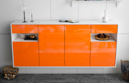 Sideboard Killeen, Orange, hängend (180x79x35cm)