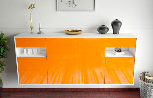 Sideboard Thornton, Orange, hängend (180x79x35cm)