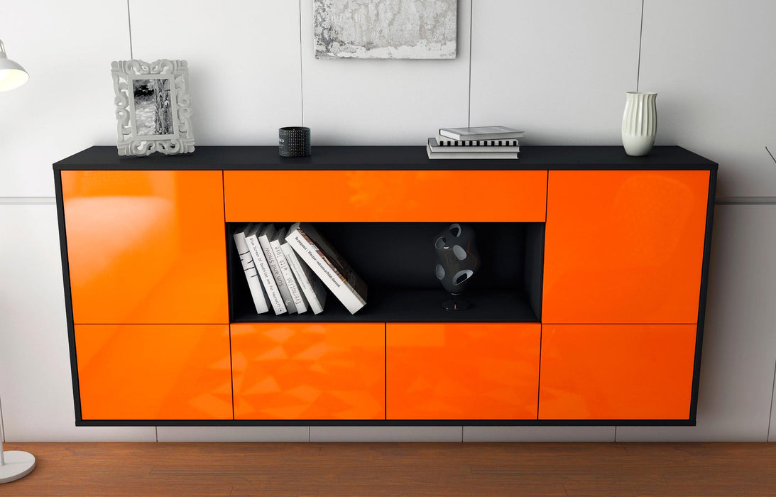 Sideboard Fullerton, Orange, hängend (180x79x35cm)