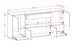 Sideboard Fullerton, Schwarz, hängend (180x79x35cm)