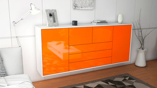 Sideboard Metairie, Orange, hängend (180x79x35cm)
