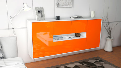 Sideboard Warren, Orange, hängend (180x79x35cm)