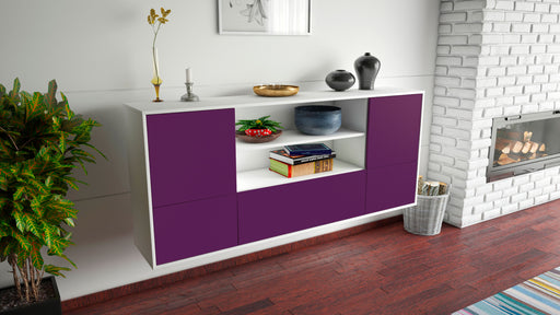 Sideboard Sterling Heights, Lila, hängend (180x79x35cm)