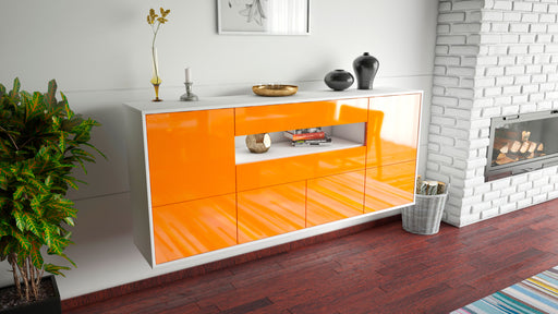 Sideboard McAllen, Orange, hängend (180x79x35cm)