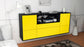 Sideboard Escondido, Gelb, hängend (180x79x35cm)