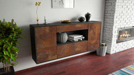 Sideboard East Los Angeles, Rost, hängend (180x79x35cm)