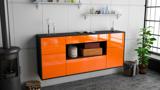 Sideboard Visalia, Orange, hängend (180x79x35cm)