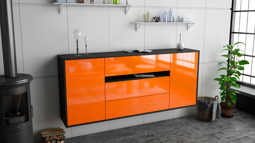 Sideboard McKinney, Orange, hängend (180x79x35cm)