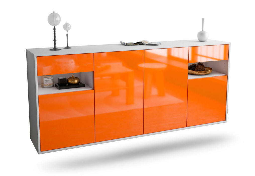 Sideboard Killeen, Orange, hängend (180x79x35cm)