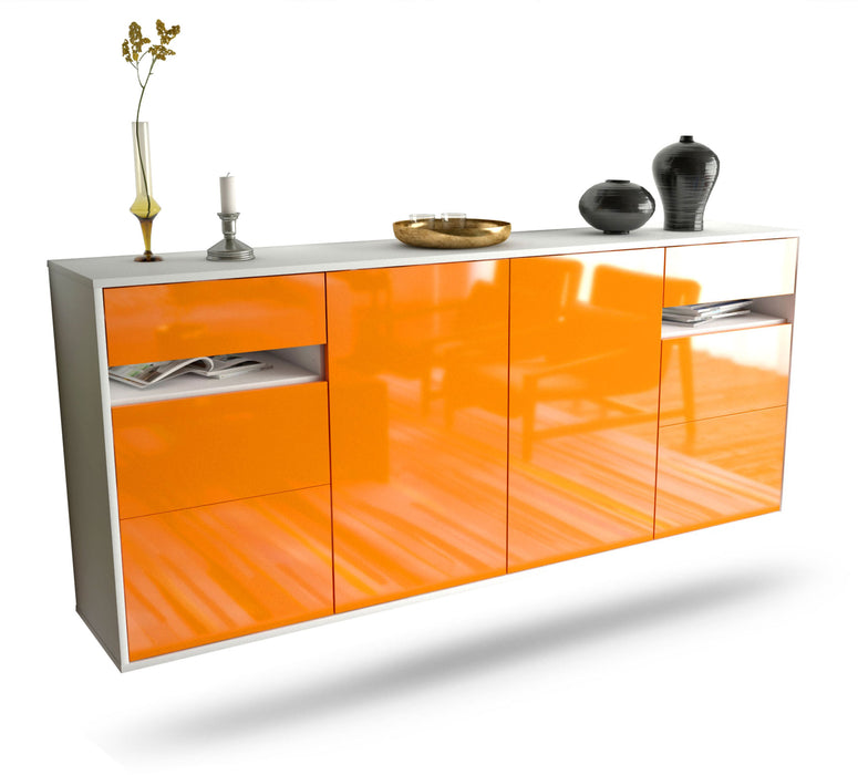 Sideboard Thornton, Orange, hängend (180x79x35cm)