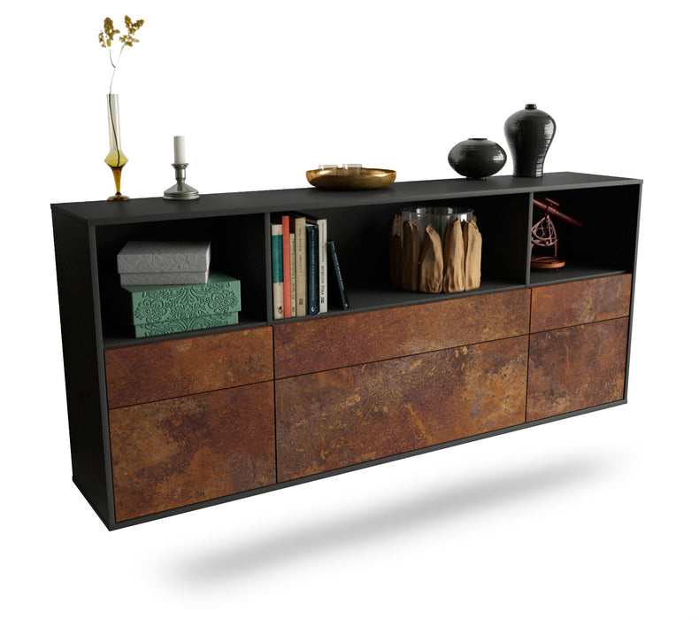 Sideboard Cary, Rost, hängend (180x79x35cm)