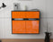 Sideboard Akron, Orange, hängend (92x79x35cm)