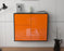 Sideboard Fremont, Orange, hängend (92x79x35cm)