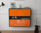 Sideboard Jackson, Orange, hängend (92x79x35cm)