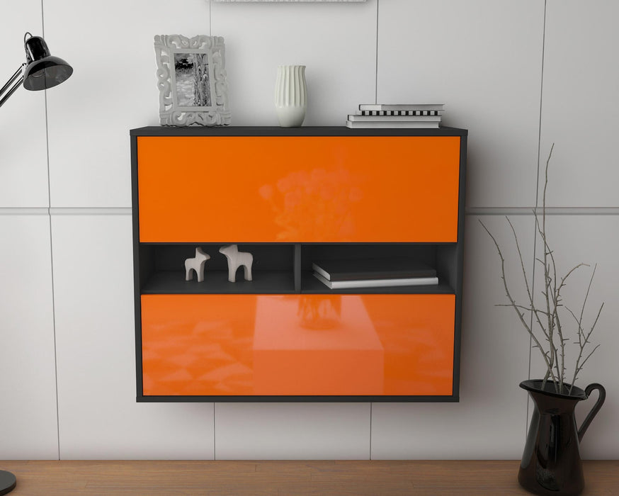 Sideboard Jackson, Orange, hängend (92x79x35cm)