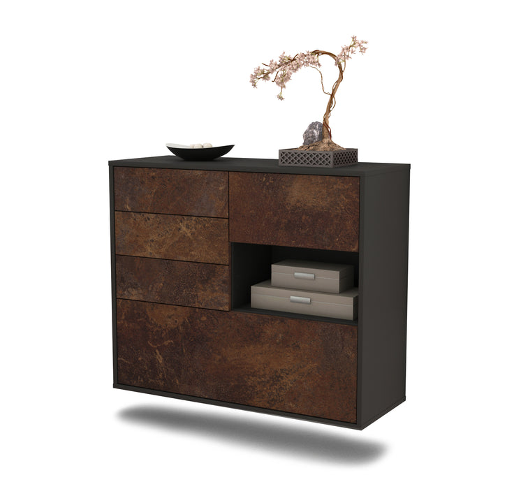 Sideboard Knoxville, Rost, hängend (92x79x35cm)