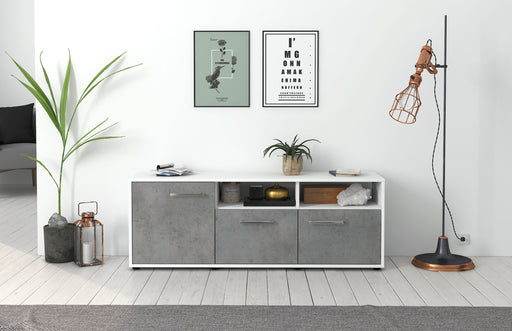 Lowboard Angelina, Beton Studio ( 136x49x35cm) - Dekati GmbH