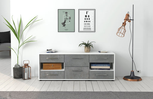 Lowboard Anni, Beton Studio ( 136x49x35cm) - Dekati GmbH