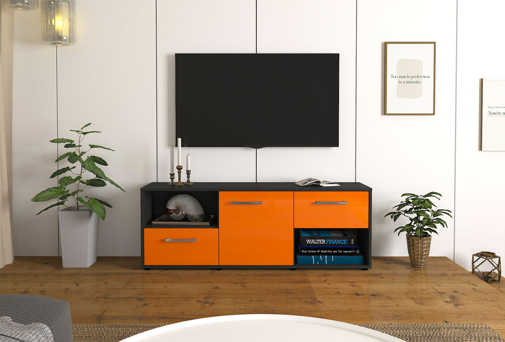 Lowboard Ambra, Orange Studio (136x49x35cm) - Dekati GmbH