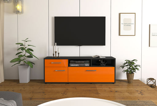 Lowboard Amisa, Orange Studio (136x49x35cm) - Dekati GmbH