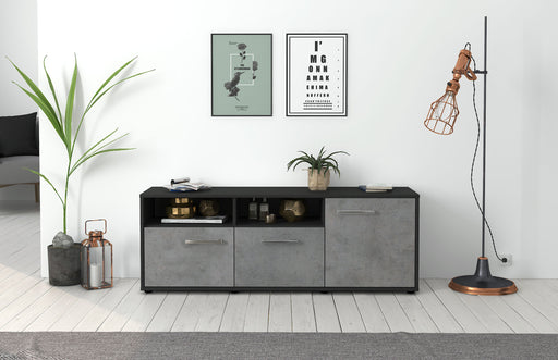 Lowboard Anina, Beton Studio (136x49x35cm) - Dekati GmbH