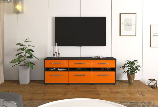 Lowboard Annalena, Orange Studio (136x49x35cm) - Dekati GmbH