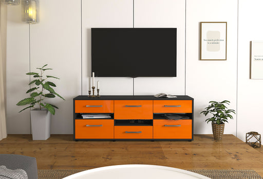 Lowboard Annalisa, Orange Studio (136x49x35cm) - Dekati GmbH