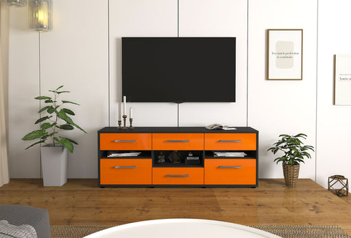 Lowboard Annamaria, Orange Studio (136x49x35cm) - Dekati GmbH