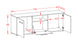 Lowboard Andreana, Beton Maß ( 136x49x35cm) - Dekati GmbH