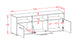 Lowboard Andrina, Beton Maß ( 136x49x35cm) - Dekati GmbH