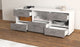 Lowboard Annunziata, Beton Offen ( 136x49x35cm) - Dekati GmbH