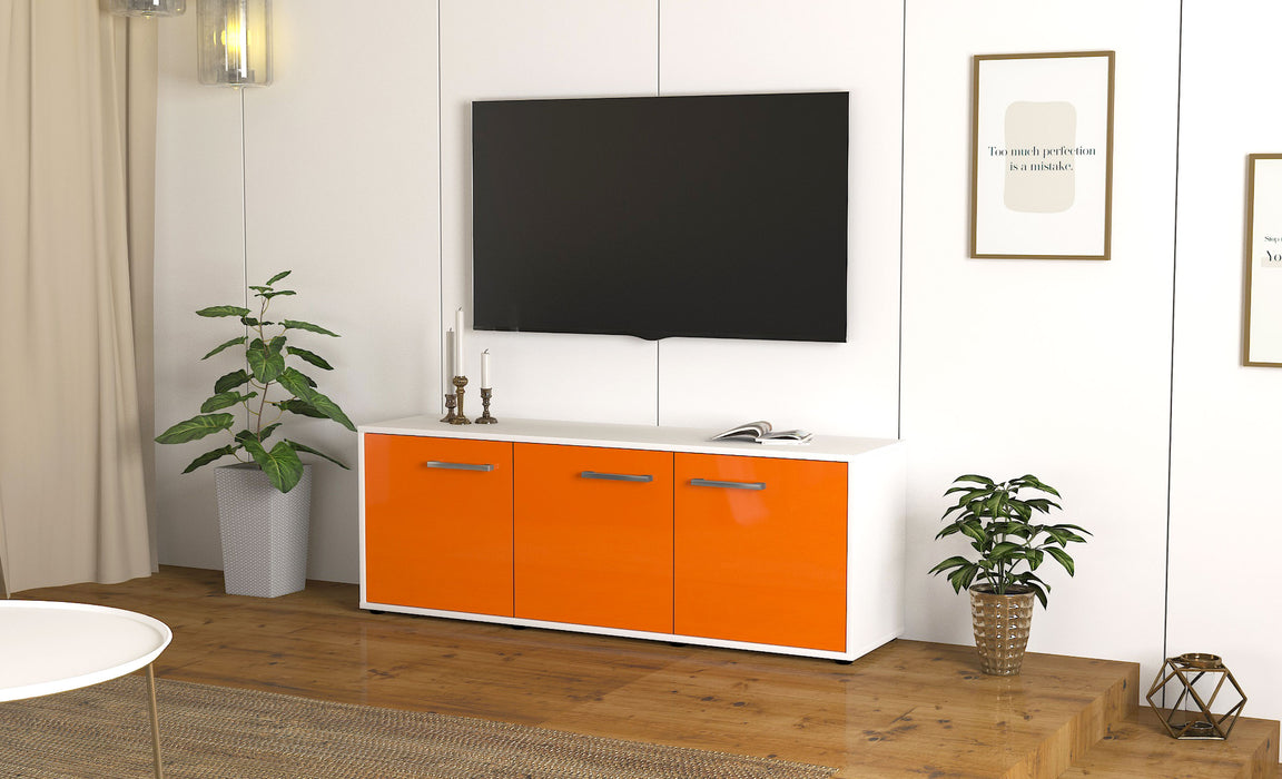 Lowboard Allegra, Orange Front ( 136x49x35cm) - Dekati GmbH