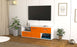 Lowboard Ambra, Orange Front ( 136x49x35cm) - Dekati GmbH
