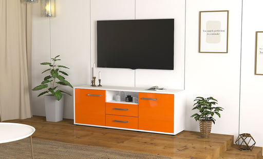 Lowboard Ameriga, Orange Front ( 136x49x35cm) - Dekati GmbH