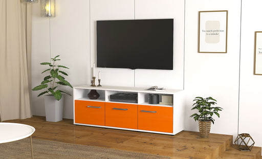 Lowboard Andrina, Orange Front ( 136x49x35cm) - Dekati GmbH