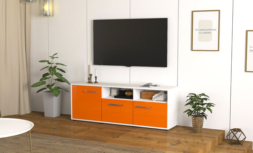 Lowboard Angelina, Orange Front ( 136x49x35cm) - Dekati GmbH