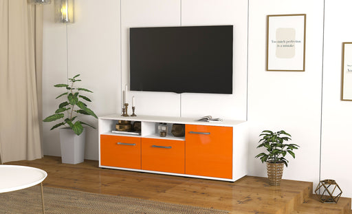Lowboard Anina, Orange Front ( 136x49x35cm) - Dekati GmbH